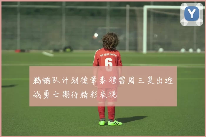 鹈鹕队计划德章泰穆雷周三复出迎战勇士期待精彩表现